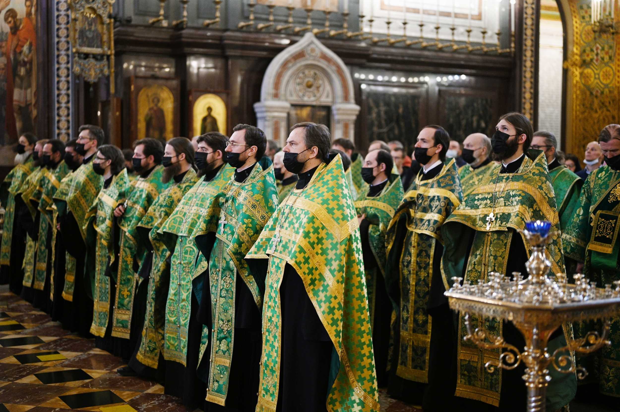 Награждение в храме Христа Спасителя